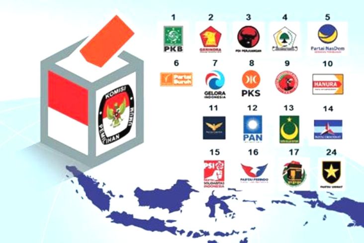 Daftar 18 website partai politik peserta pemilu 2024